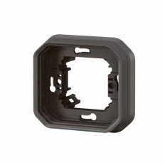 Support plaque 1 poste Anthracite Plexo