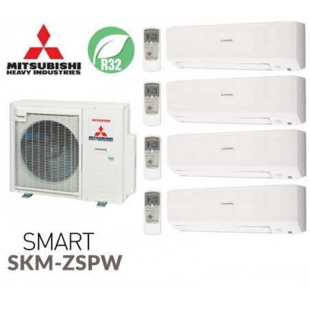 Quadri-split SMART SCM71ZS-W + 3 SKM20ZSP-W + 1 SKM35ZSP-W Mitsubishi Heavy Industries