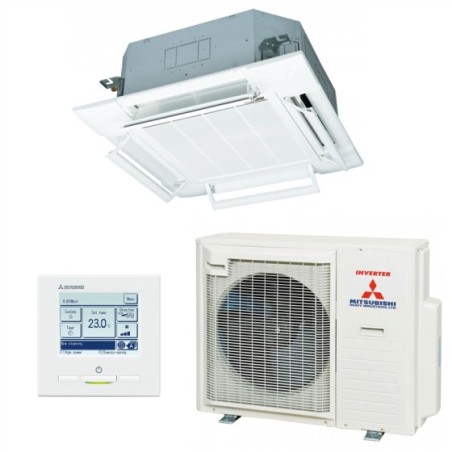 Mitsubishi Heavy Industires FDC71VNX-W - FDC71VNX-W Blanc-RC-EX3A Cassette 950x950 Hyper Inverter