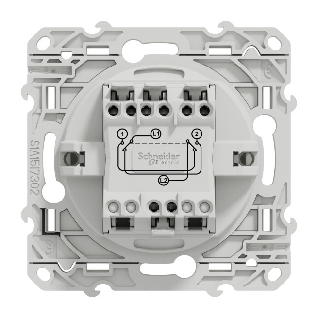 Permutateur 10A Blanc Odace