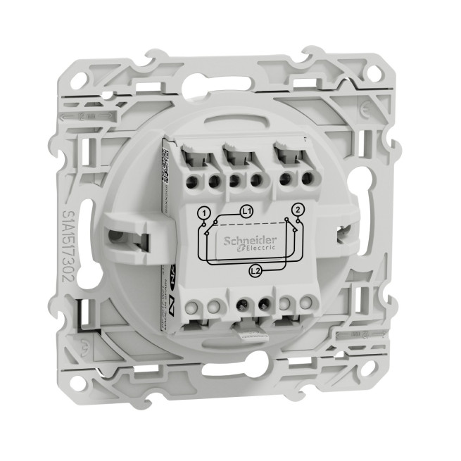 Permutateur 10A Blanc Odace