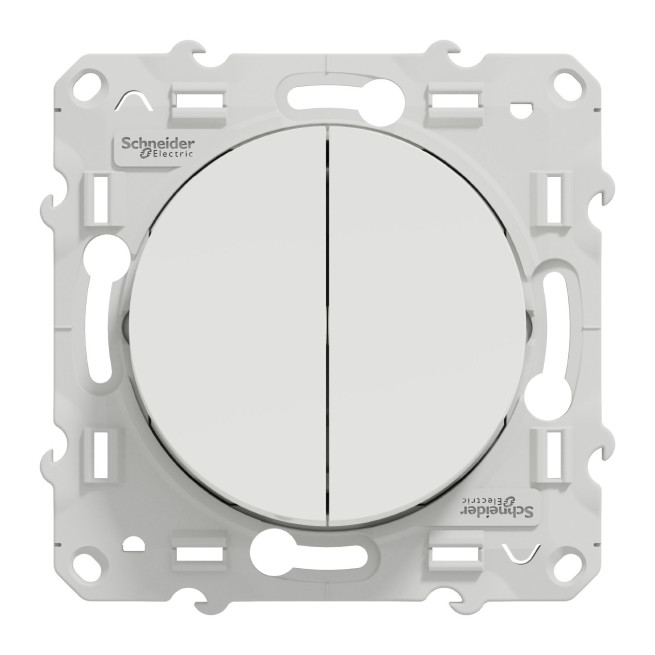 Double poussoir Blanc Odace