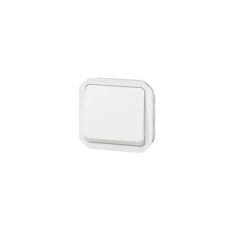 Poussoir NO-NF lumineux Blanc Plexo