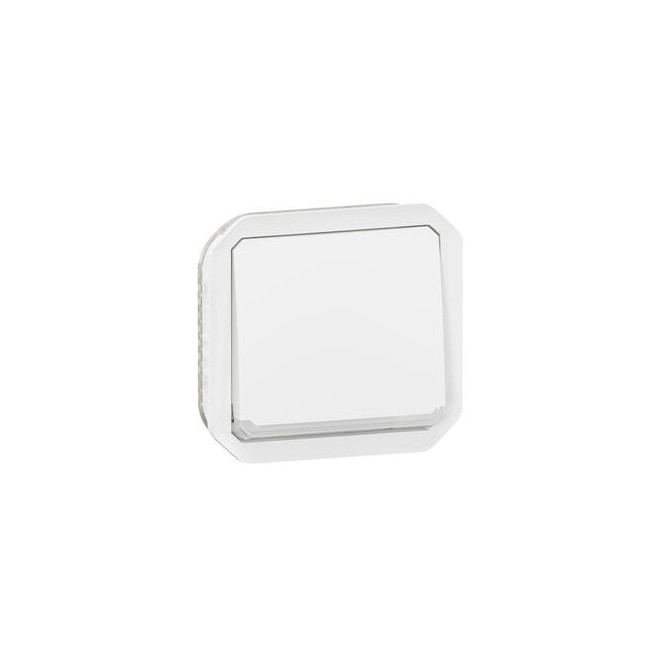Poussoir NO-NF lumineux Blanc Plexo