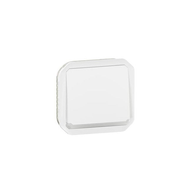 Poussoir NO lumineux Blanc Plexo