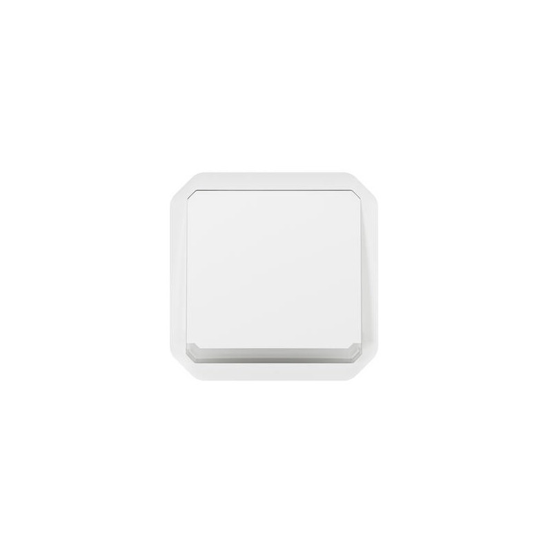 Poussoir NO lumineux Blanc Plexo