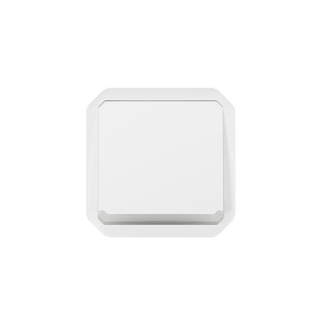 Poussoir NO lumineux Blanc Plexo