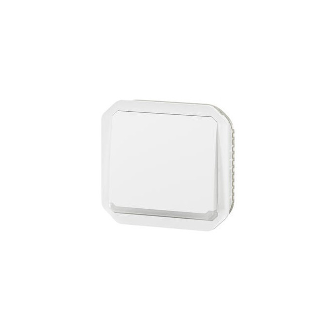 Poussoir NO lumineux Blanc Plexo