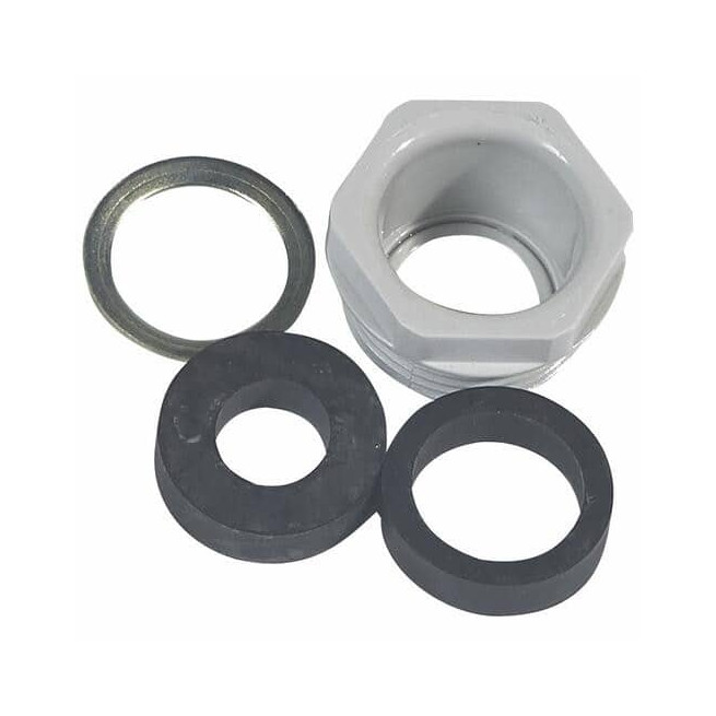 Embout presse-étoupe multi-câble PG16 Gris Plexo
