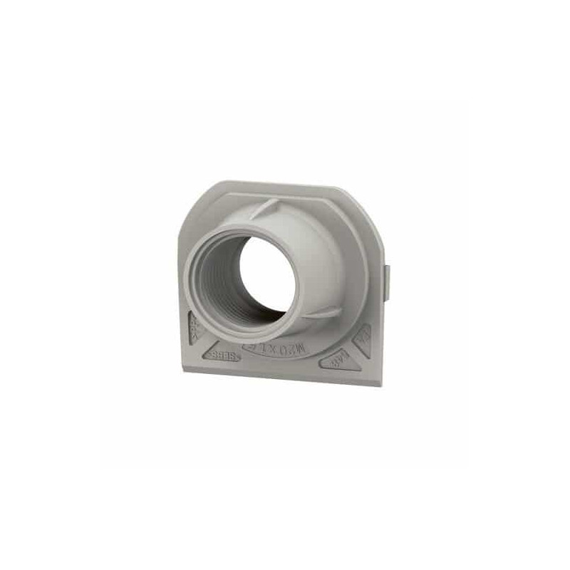 Embout presse-étoupe 1 entrée ISO20 Gris Plexo
