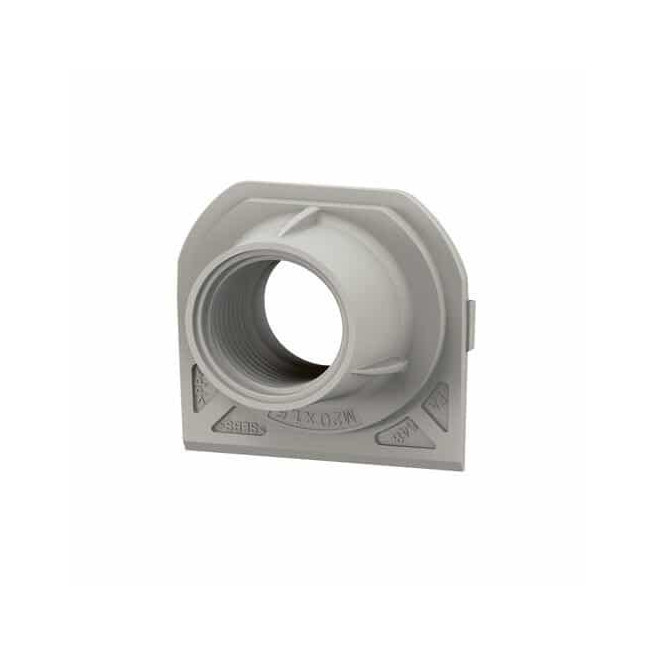 Embout presse-étoupe 1 entrée ISO20 Gris Plexo