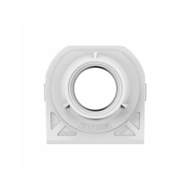 Embout presse-étoupe 1 entrée ISO20 Blanc Plexo