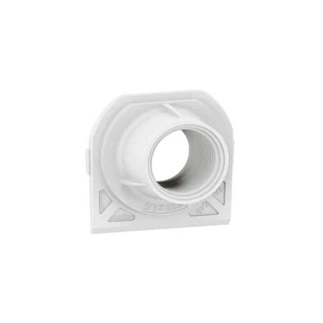 Embout presse-étoupe 1 entrée ISO20 Blanc Plexo