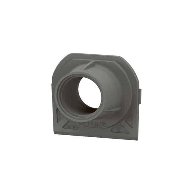 Embout presse-étoupe 1 entrée ISO20 Anthracite Plexo