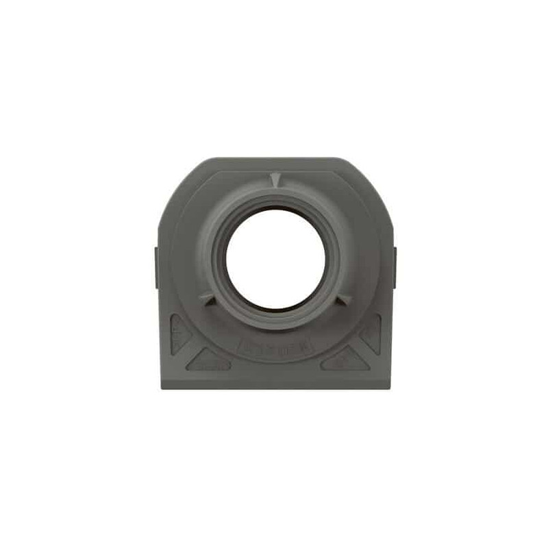 Embout presse-étoupe 1 entrée ISO20 Anthracite Plexo