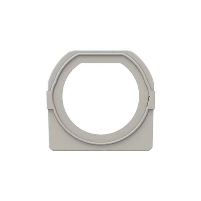 Embout jumelage boîtier saillie Gris Plexo