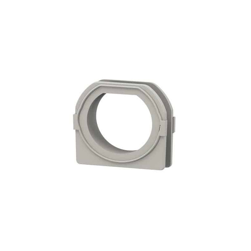 Embout jumelage boîtier saillie Gris Plexo