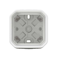 Boîtier saillie 1 poste Blanc Plexo