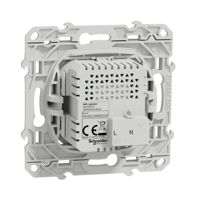 Répéteur WiFi 300 Mb/s 2,4 GHz Blanc Odace