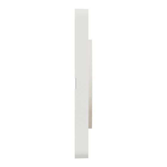 S520802KY-Appareillage-composable-milieu-de-gamme-Odace-Touch-plaque-1-poste-Kvadrat-ocre-avec-liseré-blanc