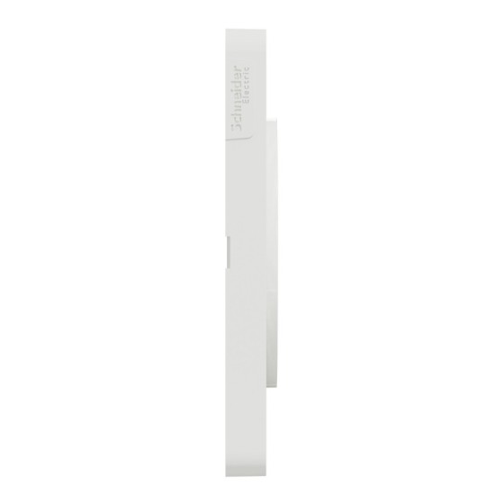 Odace Touch plaque 3 postes horizontaux ou verticaux entraxe 71mm blanc