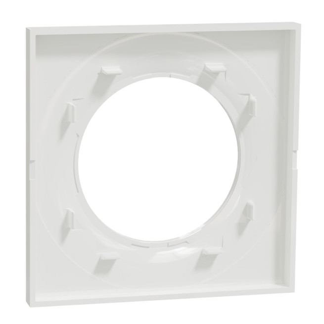 Lot 100 plaques 1 poste Blanc Odace Styl