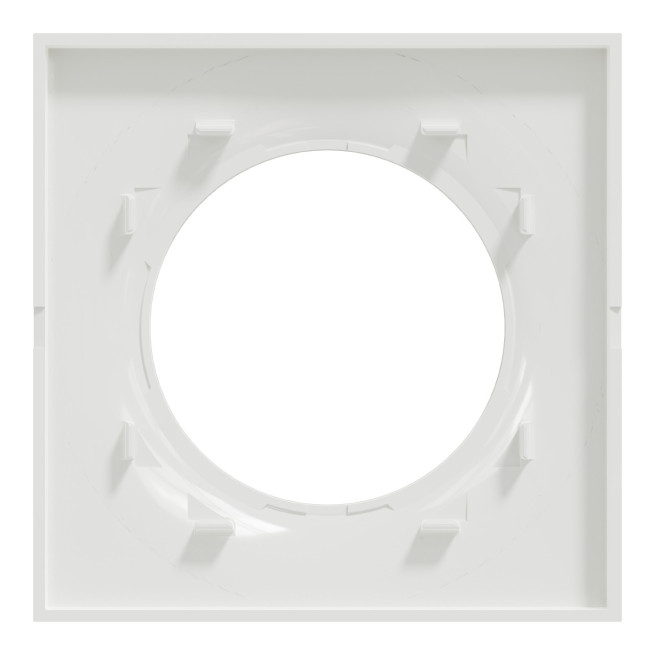 Lot 100 plaques 1 poste Blanc Odace Styl