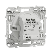Poussoir volet roulant 2 touches Blanc Odace