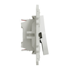 Va-et-vient + poussoir 10A Blanc Odace