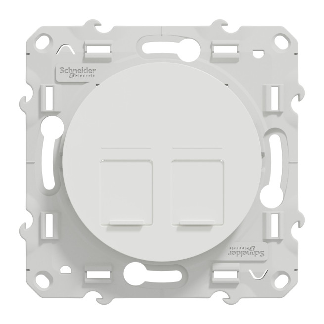 S520410-Appareillage-composable-milieu-de-gamme-Odace-prise-double-RJ45-blanc-sans-connecteur-(empreinte-Infraplus)