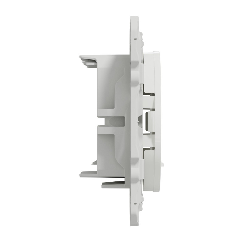 Prise double RJ45 sans connecteur Blanc Odace