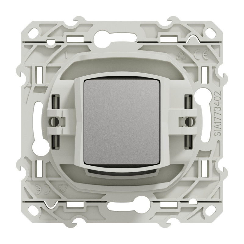 Prise TV simple Blanc Odace
