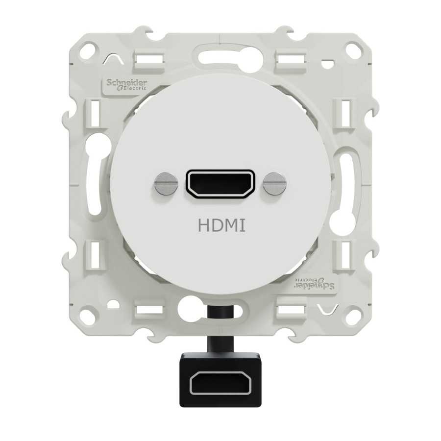 S520462-Appareillage-composable-milieu-de-gamme-Odace-prise-HDMI-type-A-blanc-prise-femelle-câble-femelle-à-l'arrière