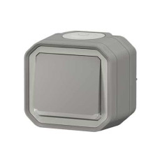 Interrupteur témoin 10AX Gris Plexo
