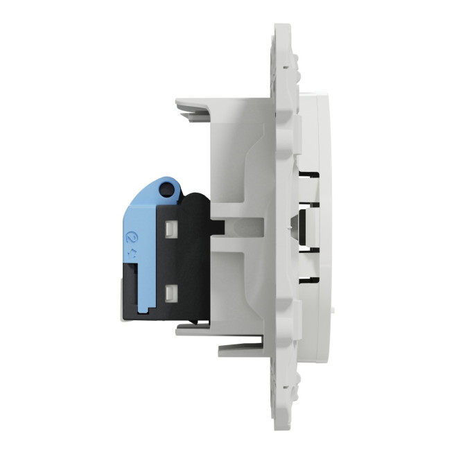 Prise RJ45 Cat.6 STP Grade 2TV-3TV Blanc Odace