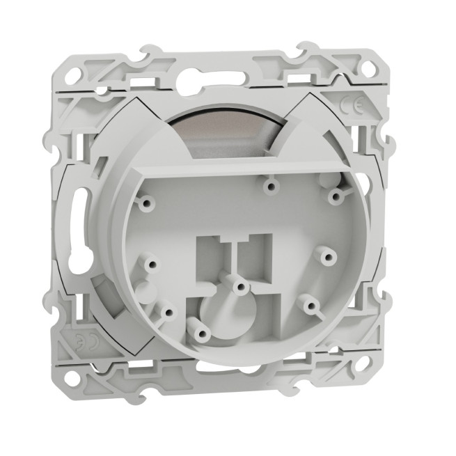 Prise multiservice avec griffes Blanc Odace