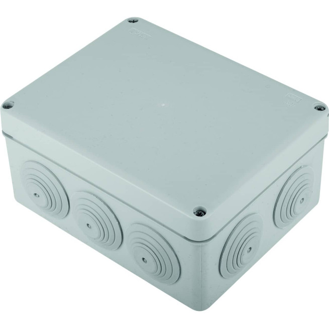 Boîte de dérivation - IP55 - 170 x 140 x 70 mm - Couvercle vis Inox