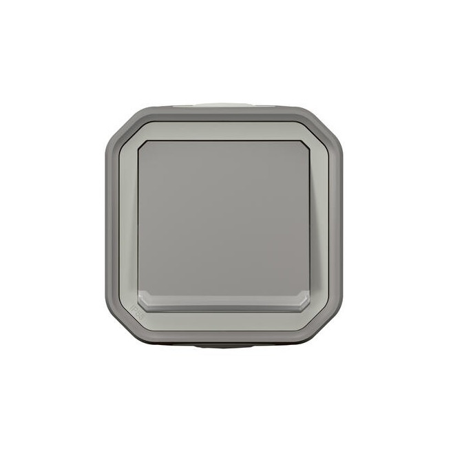 Interrupteur lumineux 10AX Gris Plexo