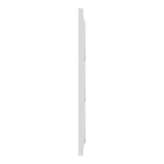 Plaque 3 postes verticale Blanc Odace Styl