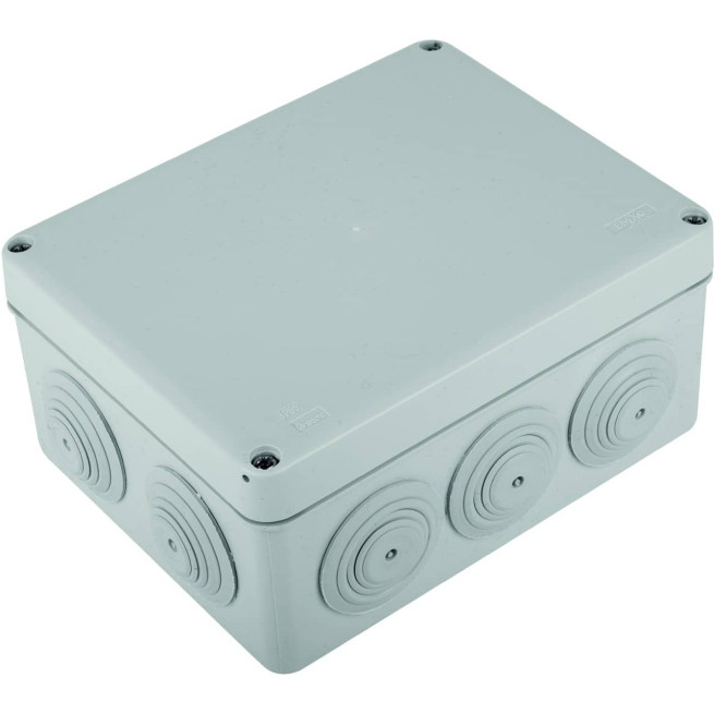 Boîte de dérivation - IP55 - 170 x 140 x 70 mm - Couvercle vis Inox