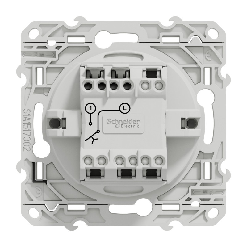 Poussoir porte-étiquette Aluminium Odace