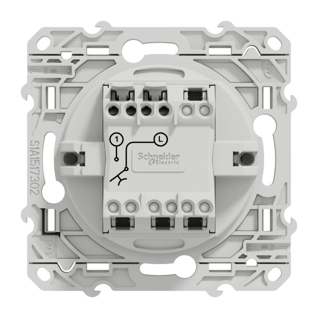 Poussoir porte-étiquette Aluminium Odace