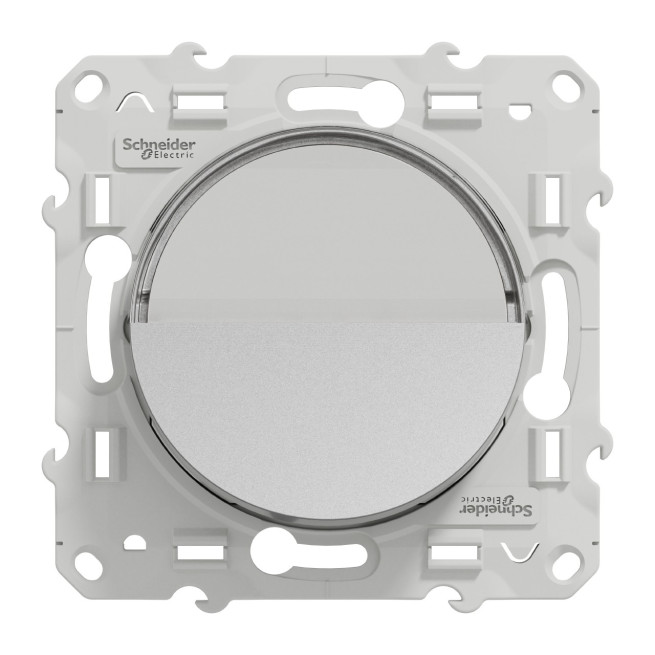 Poussoir porte-étiquette Aluminium Odace