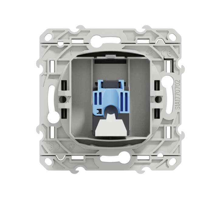 Prise RJ45 Cat.6 STP Aluminium Odace