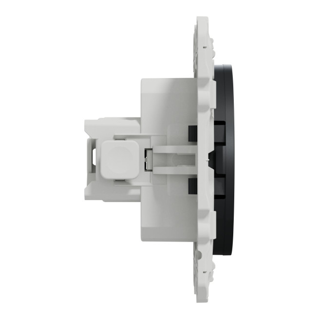 Prise 2P+T connexions rapides Anthracite Odace