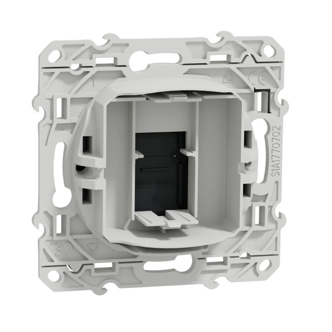 Prise RJ45 sans connecteur Anthracite Odace