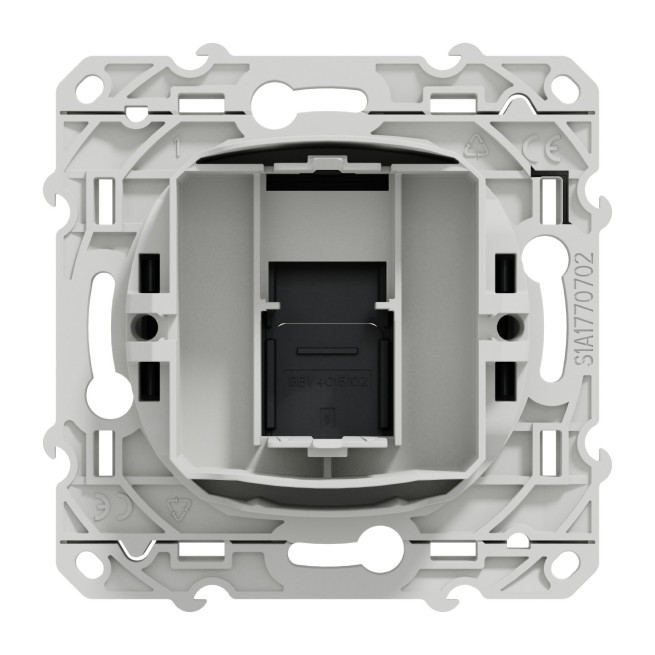 Prise RJ45 sans connecteur Anthracite Odace