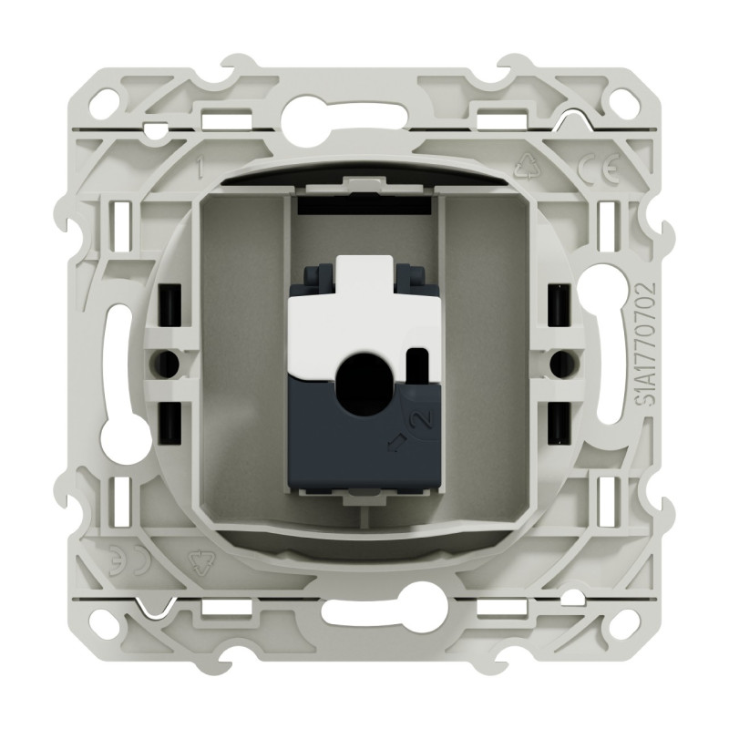 Prise RJ45 Cat.5 UTP Grade 1 Anthracite Odace