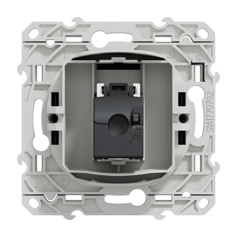 Prise RJ45 Cat.6 STP Anthracite Odace