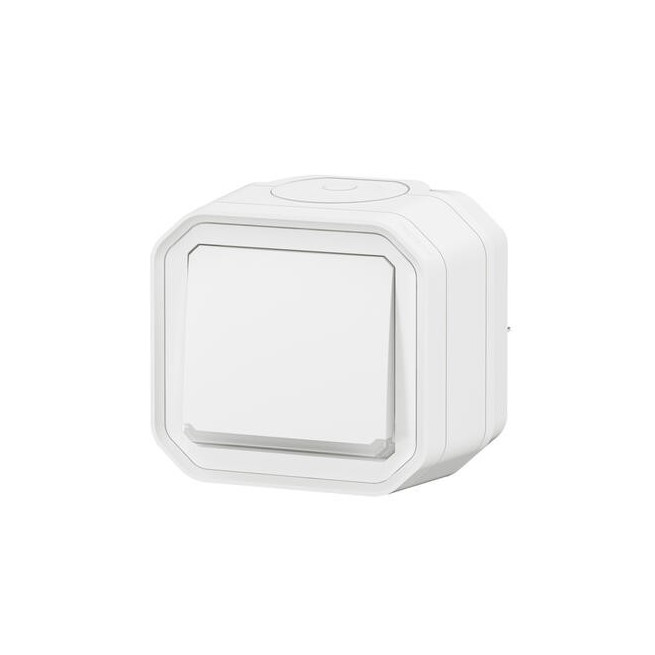 Poussoir NO lumineux Blanc Plexo
